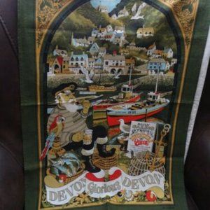 Devon Glorious Devon Cotton Tea Towel By Vista